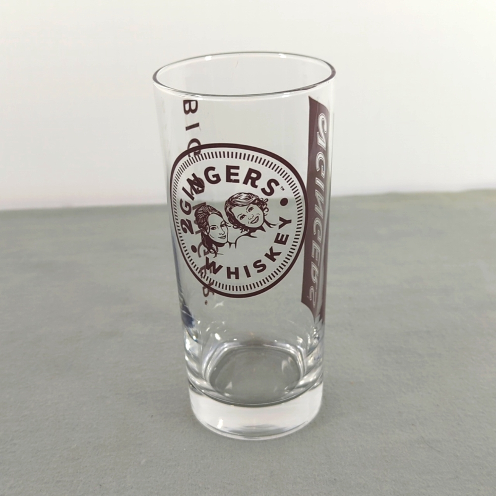 2 Gingers Whiskey "Big Ginger" highball glass - 10 oz capacity